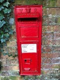 Image for Victorian Wall Post Box - Upper Farringdon near Alton - Hampshire - UK
