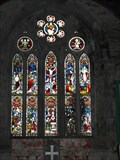 Image for Stained glass windows in North Hill Church, Cornwall
