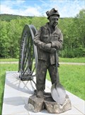 Image for Coal Miner - Wooden Statue - Merthyr Vale, Wales.
