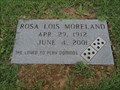 Image for Rosa Lois Moreland - Eakins Cemetery - Ponder, TX