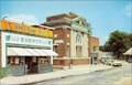 Image for Barnes Rexall Drugs and The Hanover Bank postcard - Ashland, Virginia