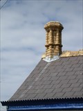 Image for Yellow Moulded chimney, Tabernacle, Long Street, Newport, Pembrokeshire, Wales, UK