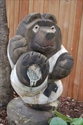 Image for Tree stump Bear - Los Olivos California