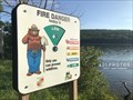 Image for Smokey Bear sign at Deep Creek Lake - McHenry, Maryland