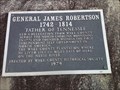 Image for General James Robertson (1742-1814) "Father of Tennesse", Wake County, NC, USA