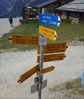 Image for Direction and Distance Sign Kreuzboden - Saas-Grund, VS, Switzerland