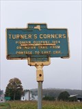 Image for Turner's Corners - New York State Historical Marker (Wyoming County, NY)