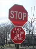Image for Stop: Even When No Ones Looking - Oak Lawn, IL