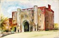 Image for “The Abbey Gateway, St Albans” by Malvina Cheek – Market Place, St Albans, Herts, UK