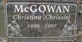 Image for 101 - Christina "Chrissie" McGowan - Okotoks, Alberta