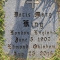 Image for 107 - Doris Mary King - Memorial Park Cemetery - OKC, OK