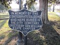Image for Confederate Memorial Plaque - City Cemetery - Nashville, Tennessee
