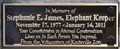 Image for Stephanie E. James, Elephant Keeper ~ Knoxville, Tennessee