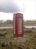 Image for Red Telephone Box in Keflavik, Iceland