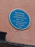 Image for Frederic Gershom Parkington, Abbeygate Street, Bury St.Edmunds, Suffolk.