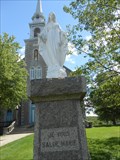 Image for La statue de Marie. -Ste-Flore. Grand-Mère -Québec.