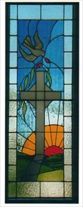 Image for Peace Window at Saint Peter's Anglican Church, Bruce Rock Western Australia.
