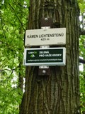 Image for Elevation Sign - Lichtenstein stone, Czech Republic. 425m