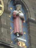 Image for Clock Tower Statue - Mercury - Cardiff Castle, Wales.