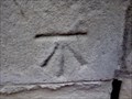 Image for Cut Bench Mark on  Market Tower, Lewes, Sussex.