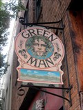 Image for Green Man Pub Sign, Asheville, NC