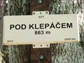 Image for Elevation Sign - Pod Klepacem, Czech Republic.863m
