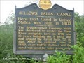 Image for FIRST - Canal Built in United States-Bellows Falls Canal - Bellow Falls VT