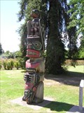 Image for Totem pole. Rotorua. New Zealand.