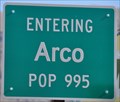 Image for Arco, Idaho (Southern Approach) ~ Population 995