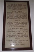 Image for WW2 Memorial, Padstow Church, Cornwall, UK