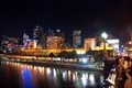 Image for Princes Bridge View of Melbourne Night Cityscape