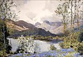 Image for “Bluebells at Elterwater” by Alfred Heaton Cooper – Elterwater, Cumbria, UK