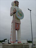 Image for Giant Indian Chief - Big Cabin, Oklahoma, USA.