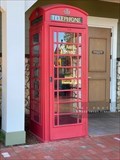 Image for Red Telephone Box at The Sales and Information Center - The Villages, Florida
