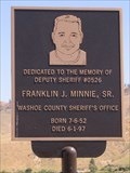 Image for Deputy Sheriff Franklin Jay Minnie, Sr. - Washoe County, Nevada