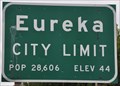 Image for Eureka, California ~ Population 28,606