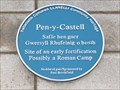 Image for Pen-Y- Castell,  Blue Plaque,  Llanelli,  Wales