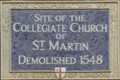 Image for Collegiate Church of St Martin - St Martin's Le Grand, London, UK