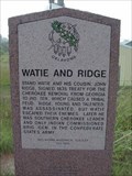 Image for Watie and Ridge - S. of Grove, OK
