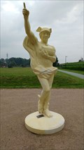 Image for Merkurstatue auf Kaltehofe - Hamburg, Germany