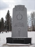 Image for Men and Women Who Served - Hinton, Alberta
