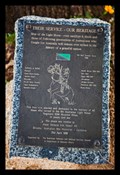 Image for Boer War memoral plaque, Forbes, NSW, Australia