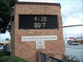 Image for USM Time & Temp Sign-Hattiesburg, MS