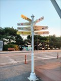 Image for Imjingak Tourist Direction and Distance Arrows - Paju-si, Gyeonggi-do, South Korea