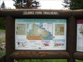 Image for "You Are Here" Map @ Absaroka-Beartooth Wilderness, Clarks Fork Trailhead - Montana