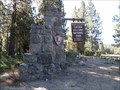 Image for Northwest Entrance Pylon - Lassen Volcanic National Park Highway Historic District - California