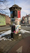 Image for Advertising column Brezinova, Krnov, Czech Republic.