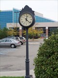 Image for Courtyard post Clock - 19th District Court - Dearborn, Michigan