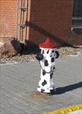 Image for Dalmation hydrant - Macklin, Saskatchewan