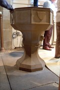 Image for The font, Holy Trinity, Ashford in the Water, Derbyshire.